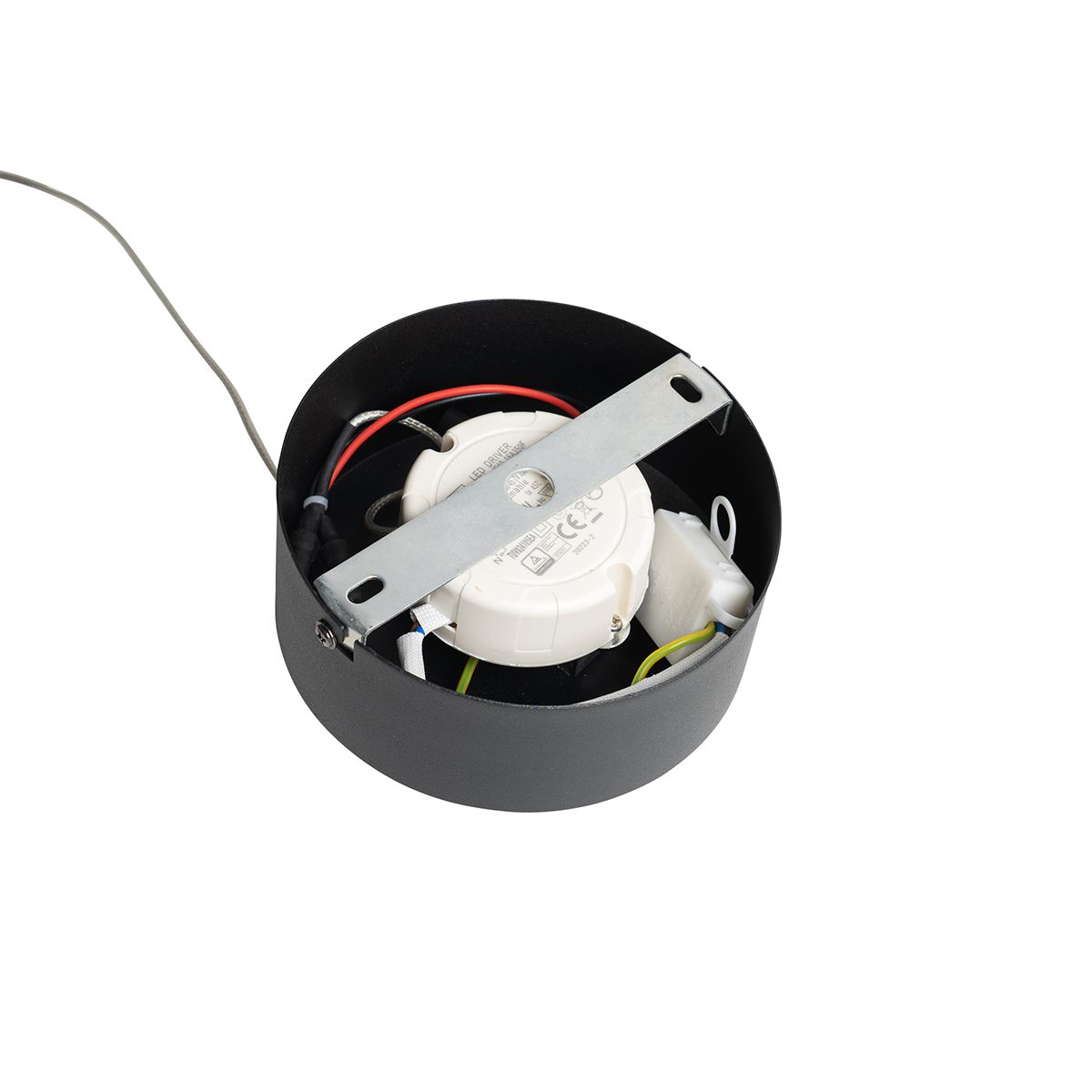 Hanglamp zwart 30 cm incl. LED 3-staps dimbaar - Lyani