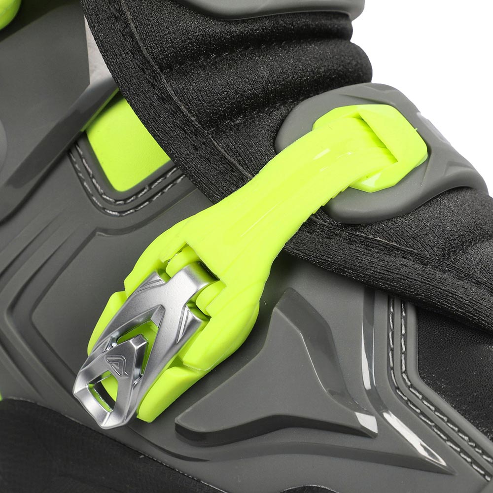 Acerbis - Bottes Whoops Gris / Jaune fluo