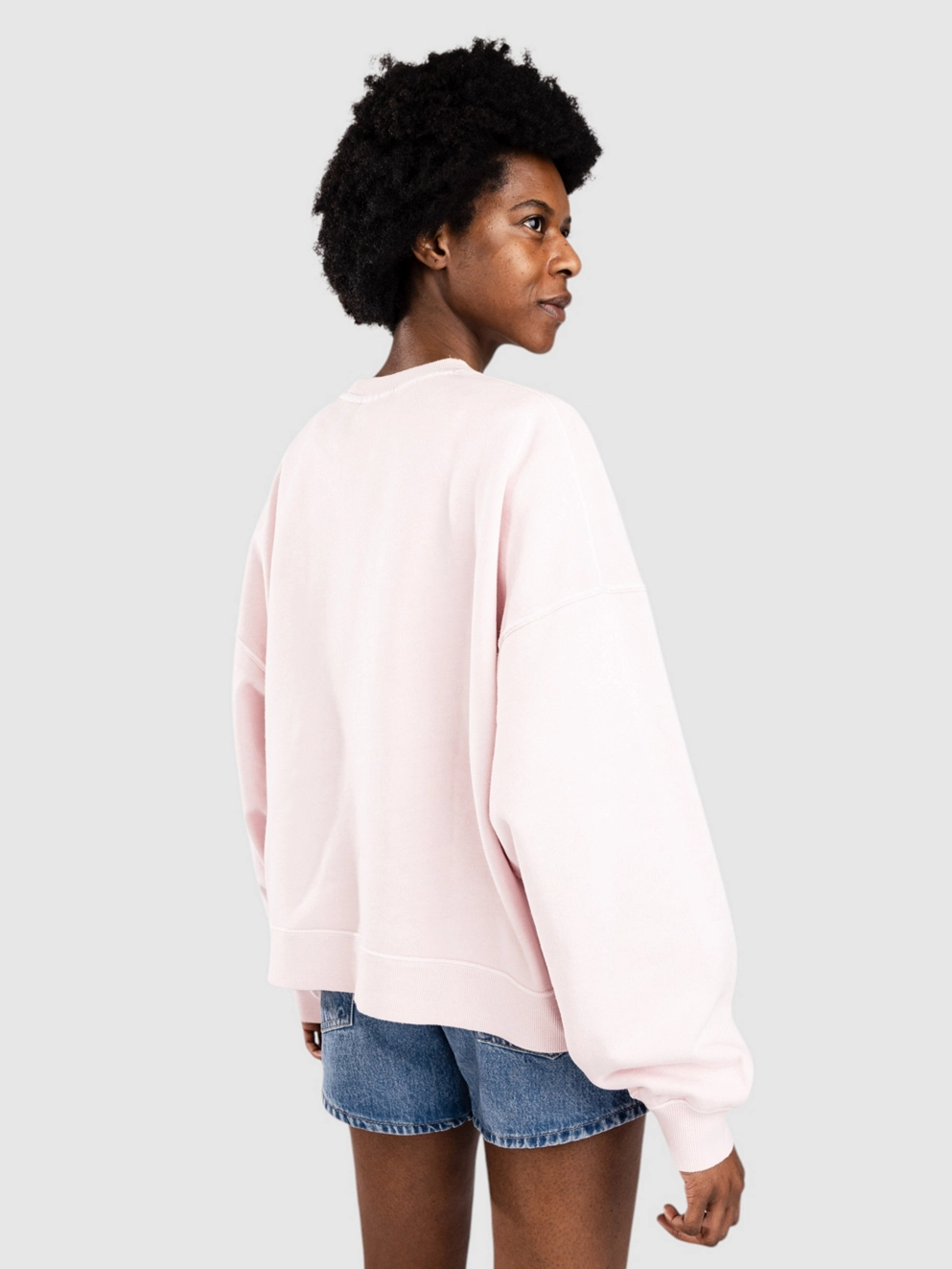 Carhartt WIP Benton Sweater air pink/garment dyed
