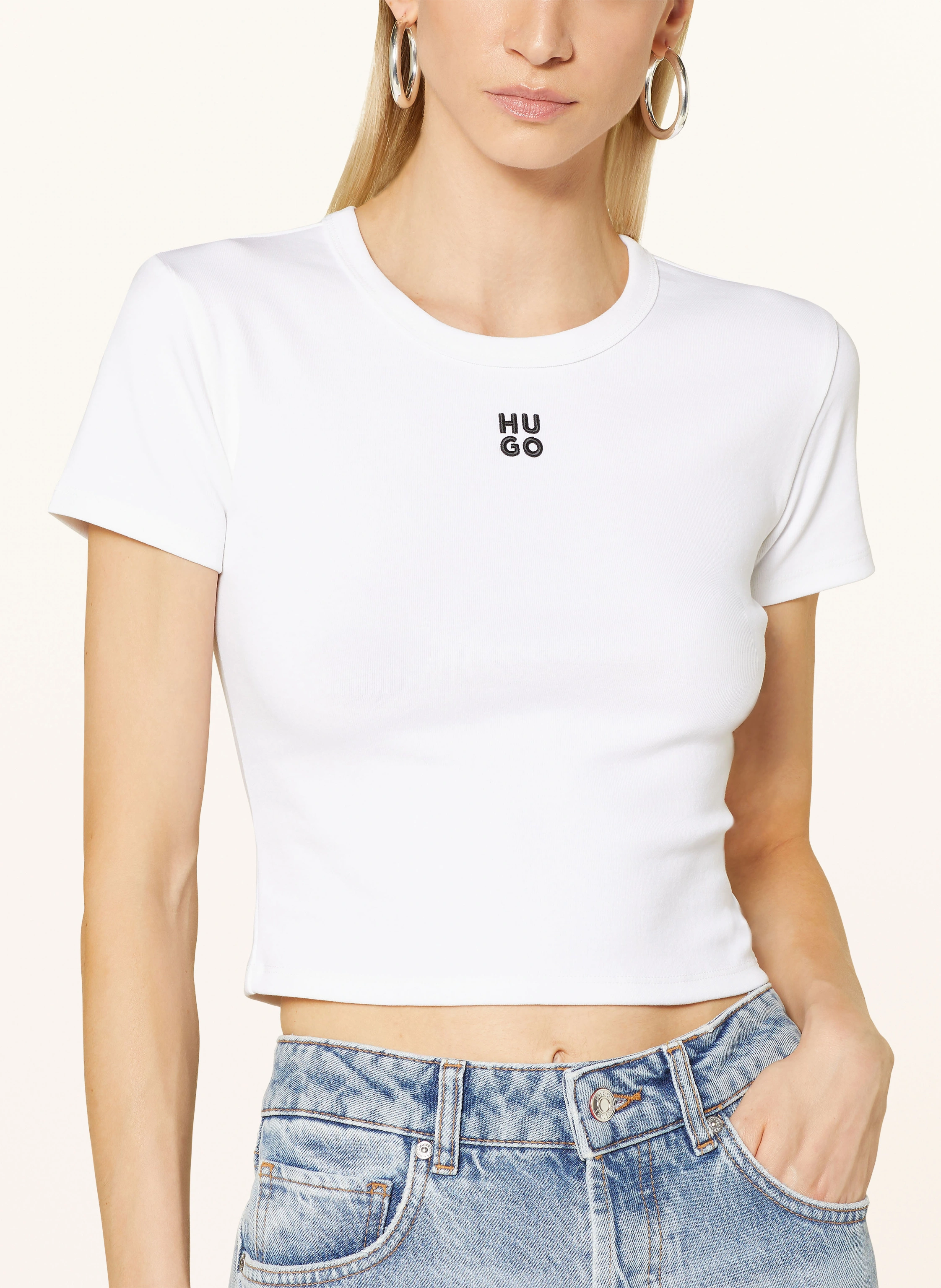 HUGO Cropped-Shirt DELANOR