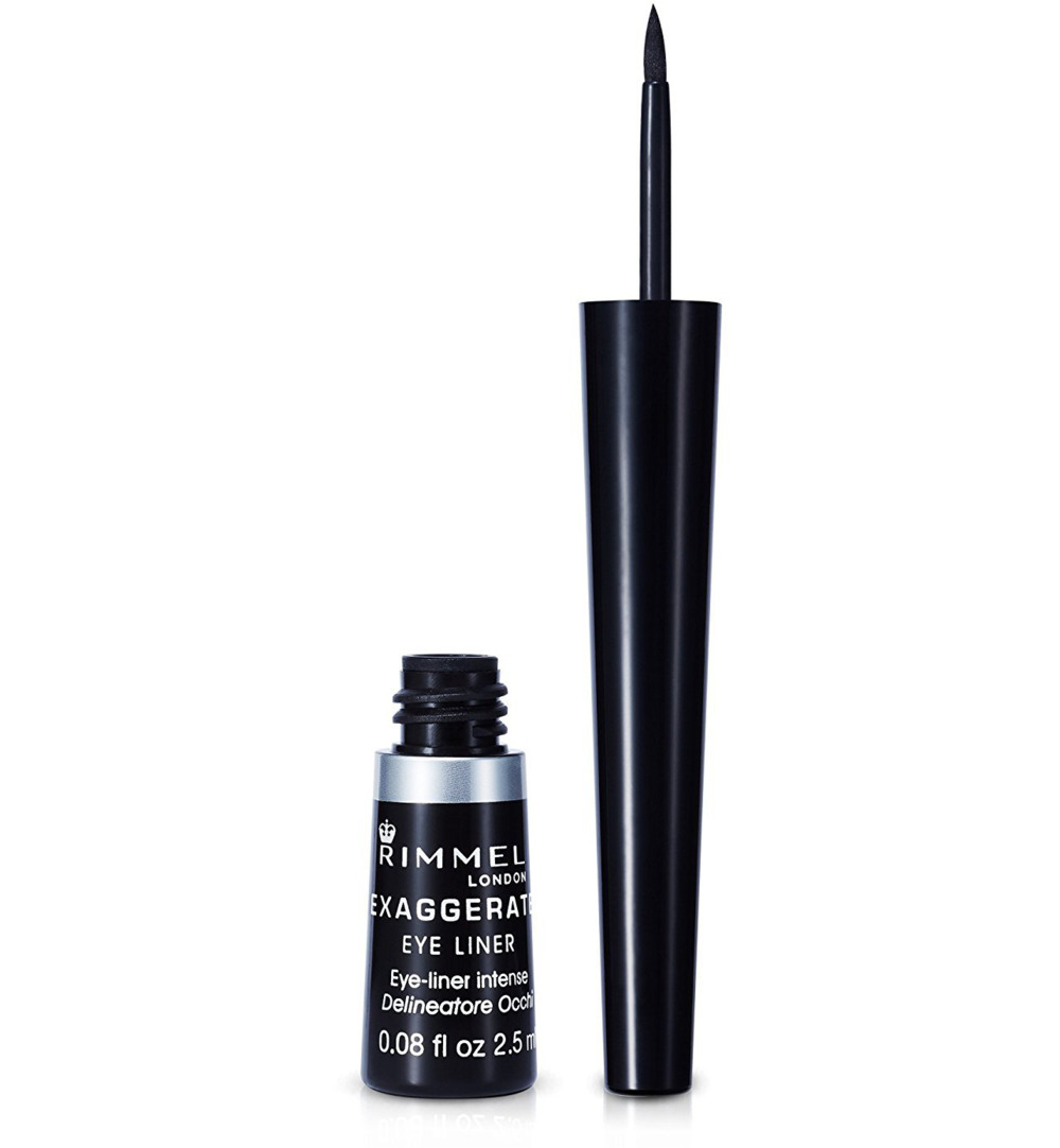 Rimmel London Exaggerate eyeliner : 001 – 100% Black (1 stuk)