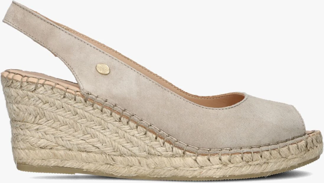 FRED DE LA BRETONIERE taupe fred de la bretoniere espadrilles clare beau