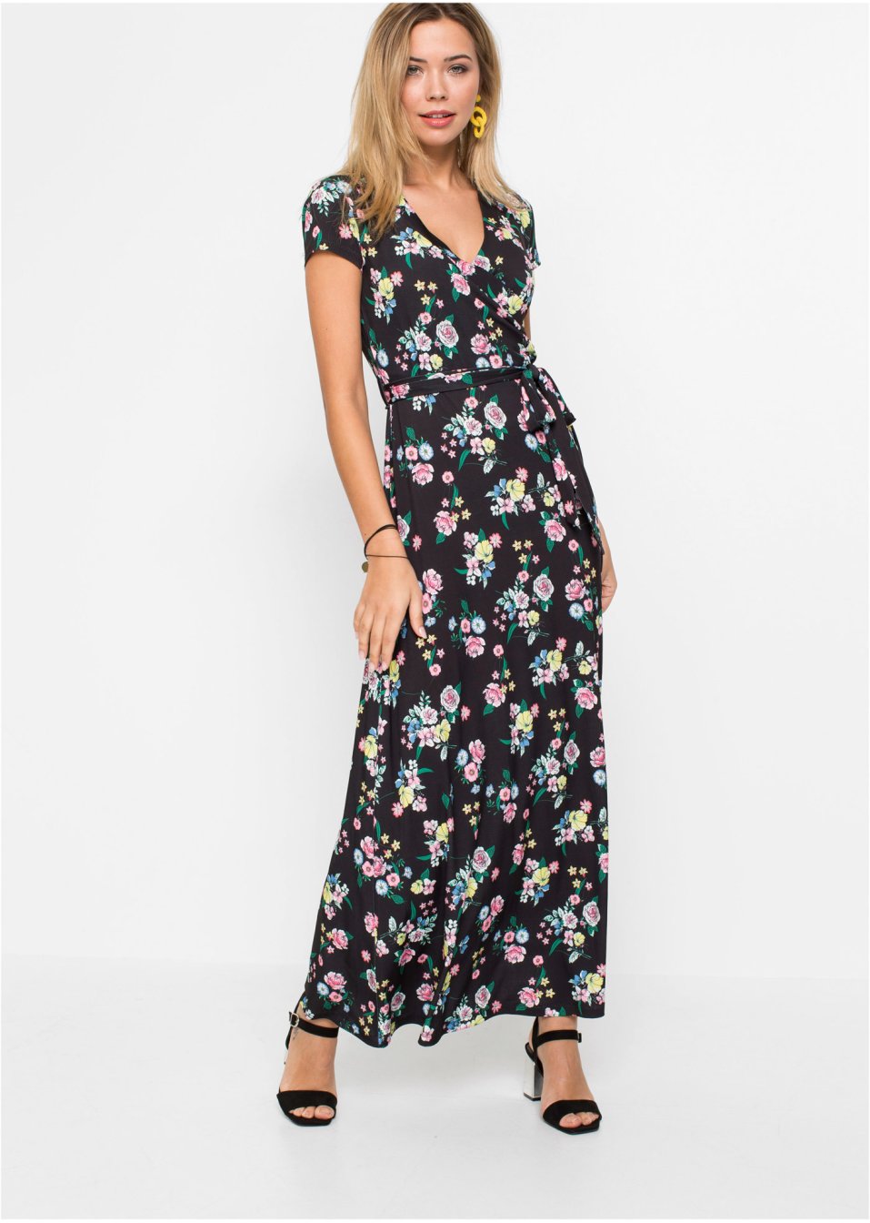 Robe longue style portefeuille