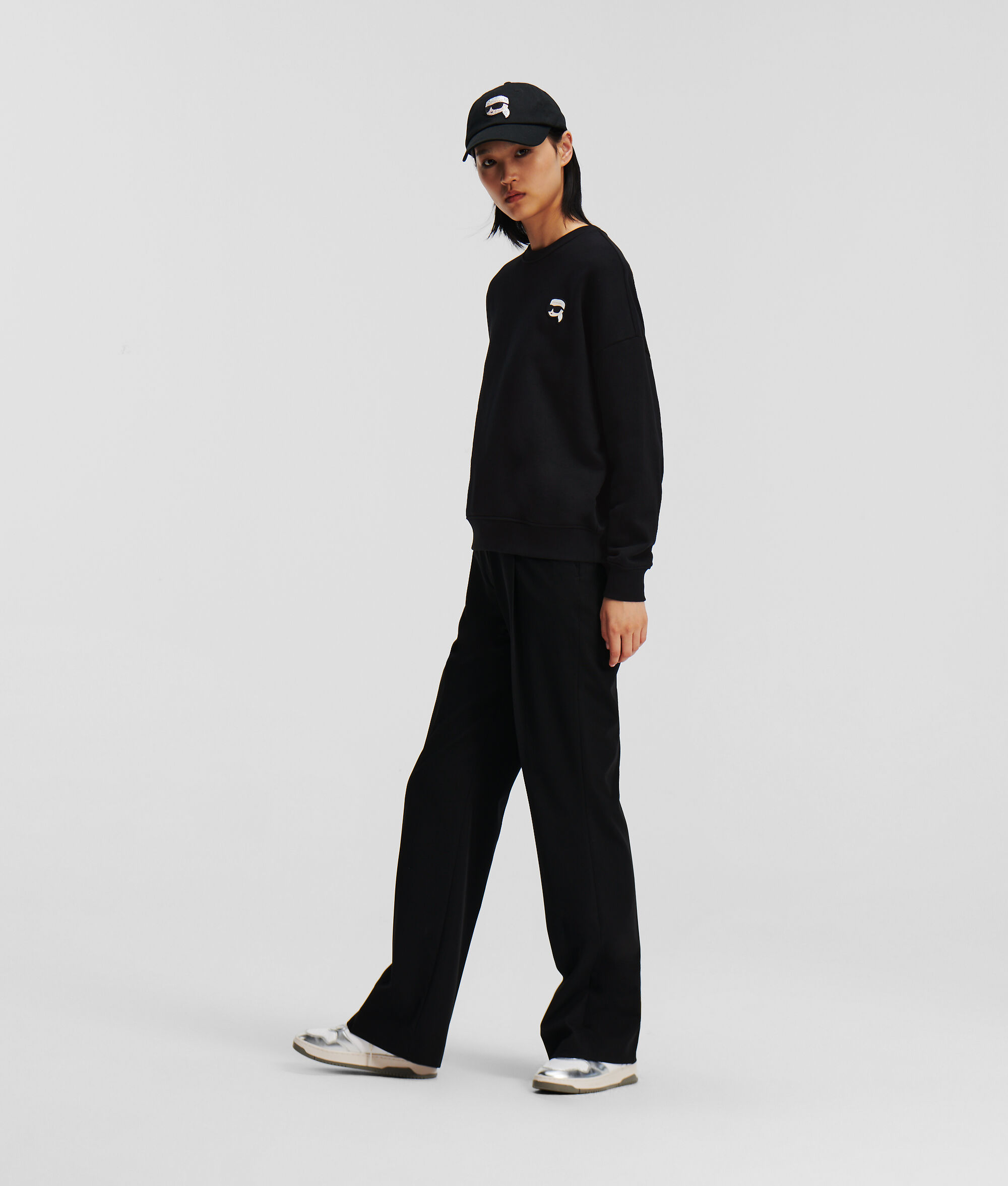 SWEAT-SHIRT OVERSIZE AVEC EMPIÈCEMENT K/IKONIK KARL