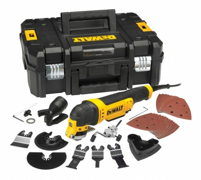 DeWALT DWE315KT oscillerende multitool 300W met accessoires in koffer