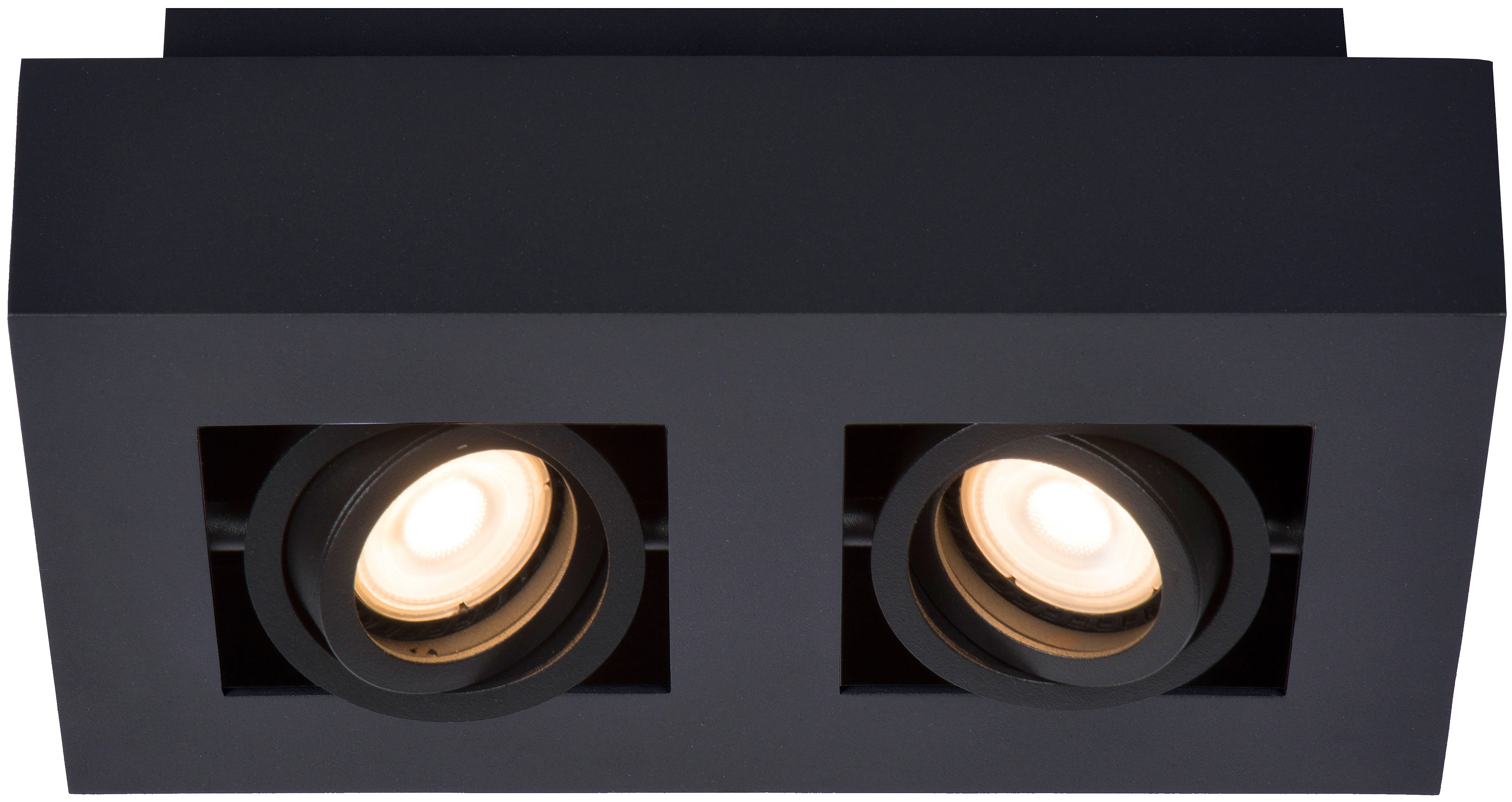 Plafondspot Zwart Xirax B25 x D14 cm