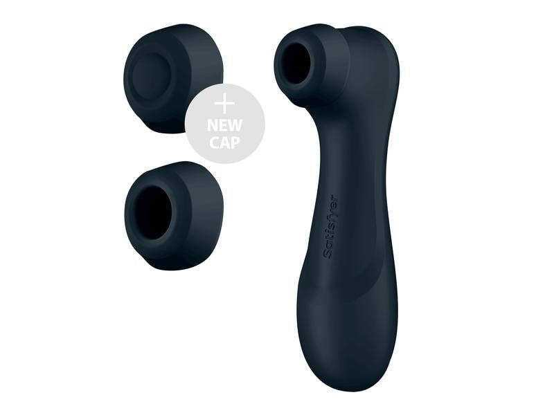 Satisfyer Vibrator Pro 2 Generation 3 schwarz Hochwertiger Auflegevibrator aus geschmeidigem Silikon für die Frau