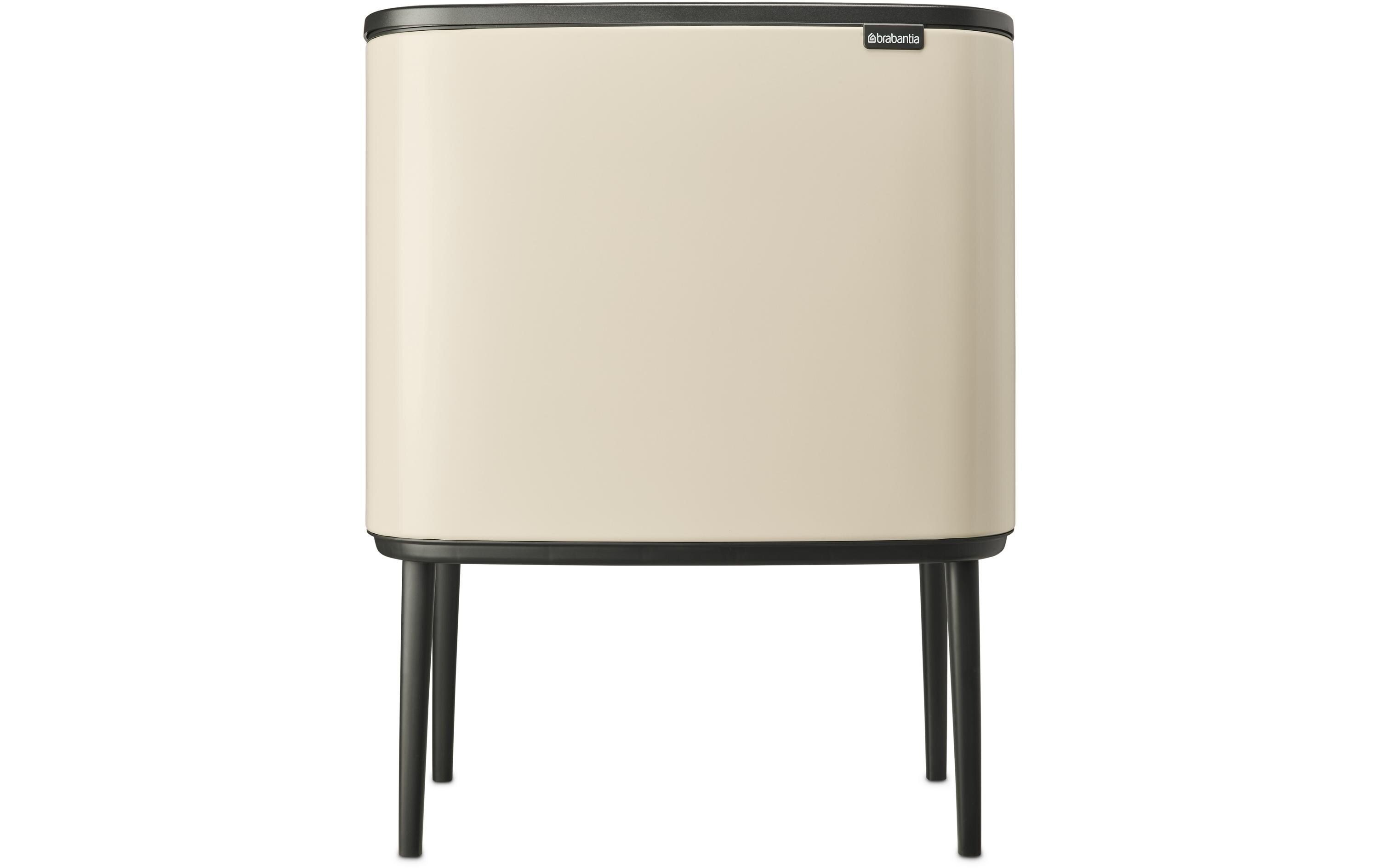 Recyclingbehälter Bo Touch Bin 36 l, Hellbeige<br>Eimer für die Abfalltrennung