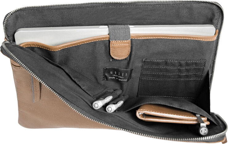 Still Nordic Clean Computer Sleeve 13 Light cognac