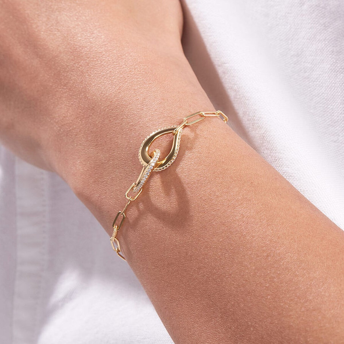 Bracelet Agatha Gemini doré