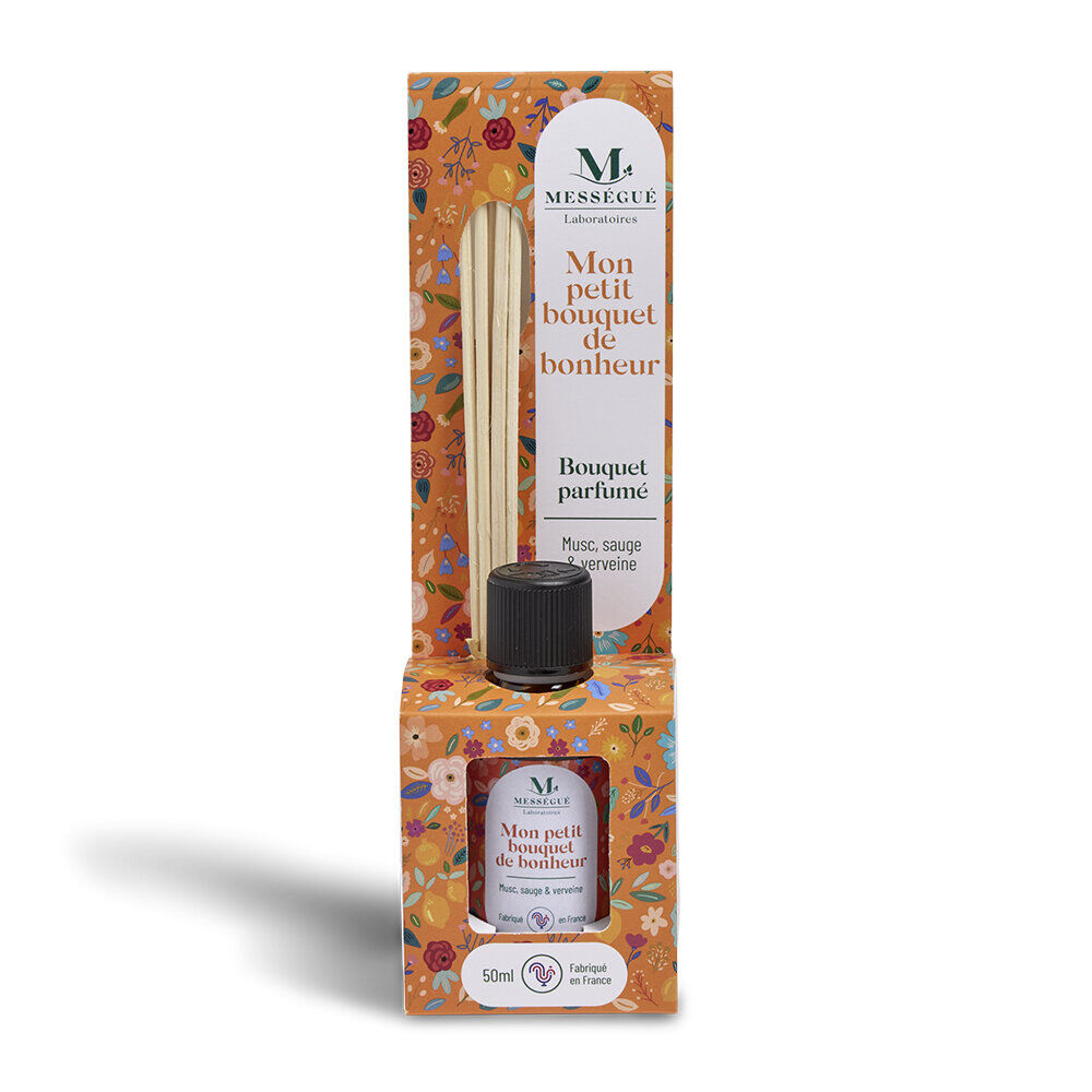 Diffuseur à bâtons Messegué Mon bouquet de bonheur - 50ml