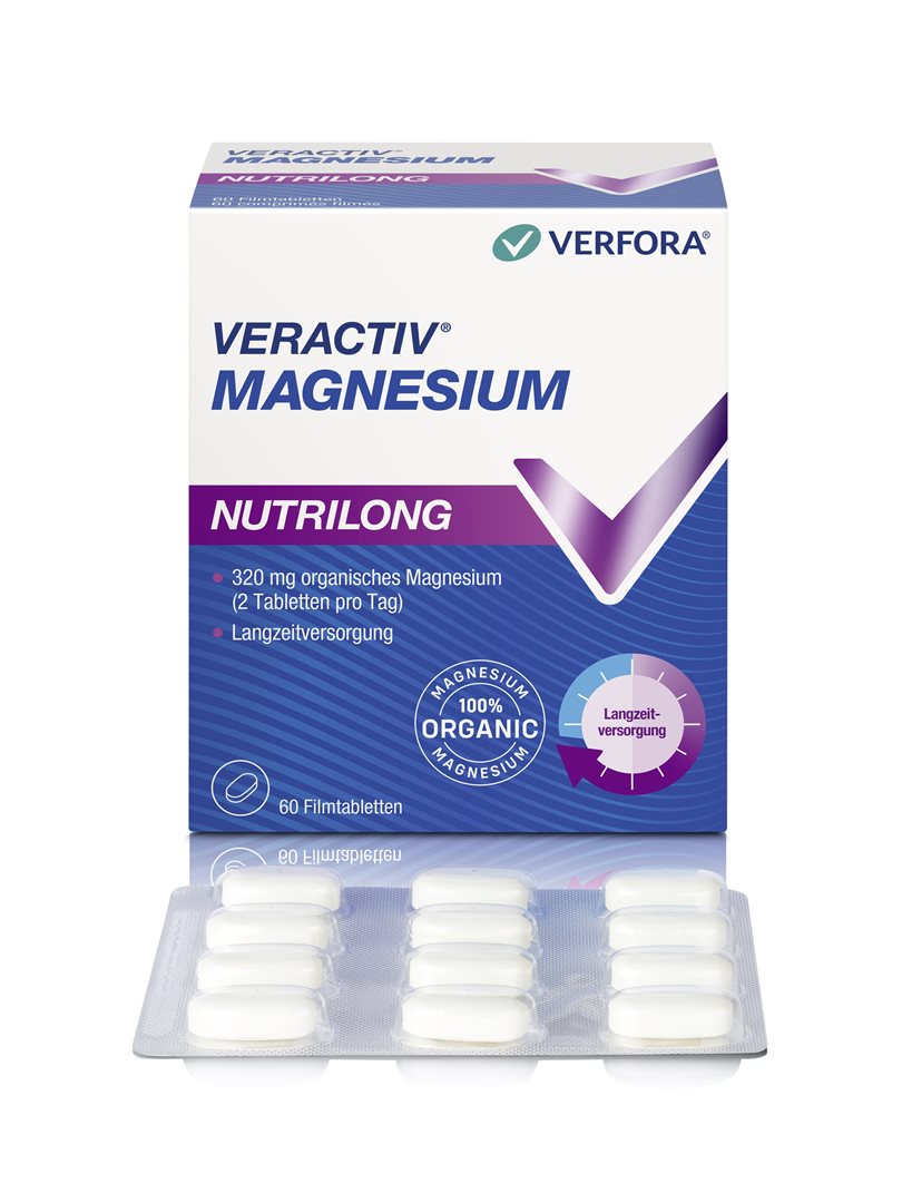 VERACTIV Magnesium Nutrilong<br>60 Stück, Tablette