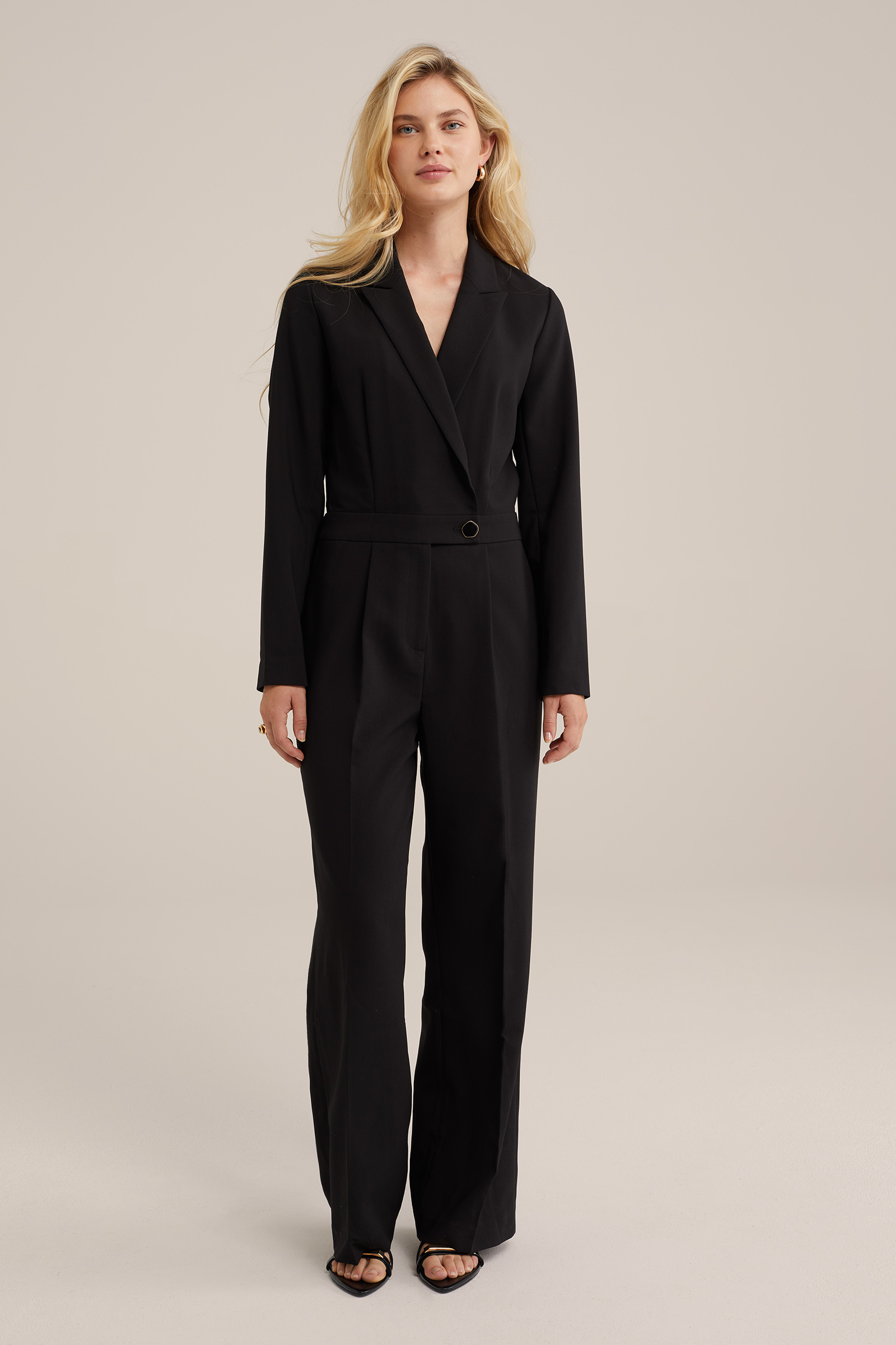 jumpsuit WE Fashion Zwart