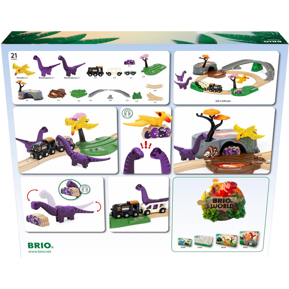 Køb BRIO® 36094 Togbanesæt Med Dinosaurer