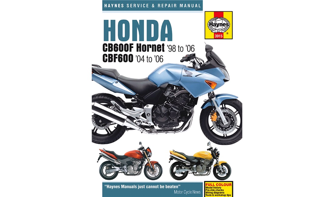 Værkstedshåndbog CBF/CB600F Hornet 98-06