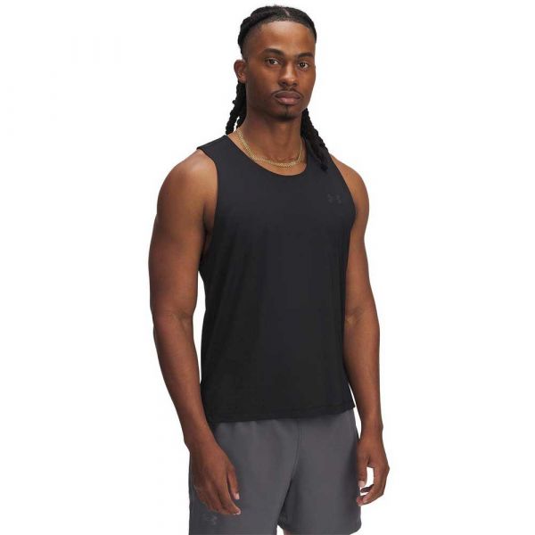 Under Armour Camisola de Alças Launch Elite Singlet 1389800-001 M Preto