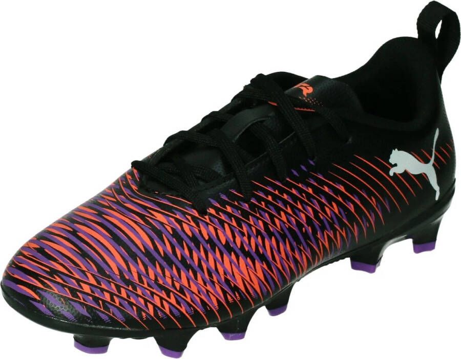 PUMA FUTURE 8 PLAY FG AG Jr Unisex Sportschoenen Black- White-Glowing Red