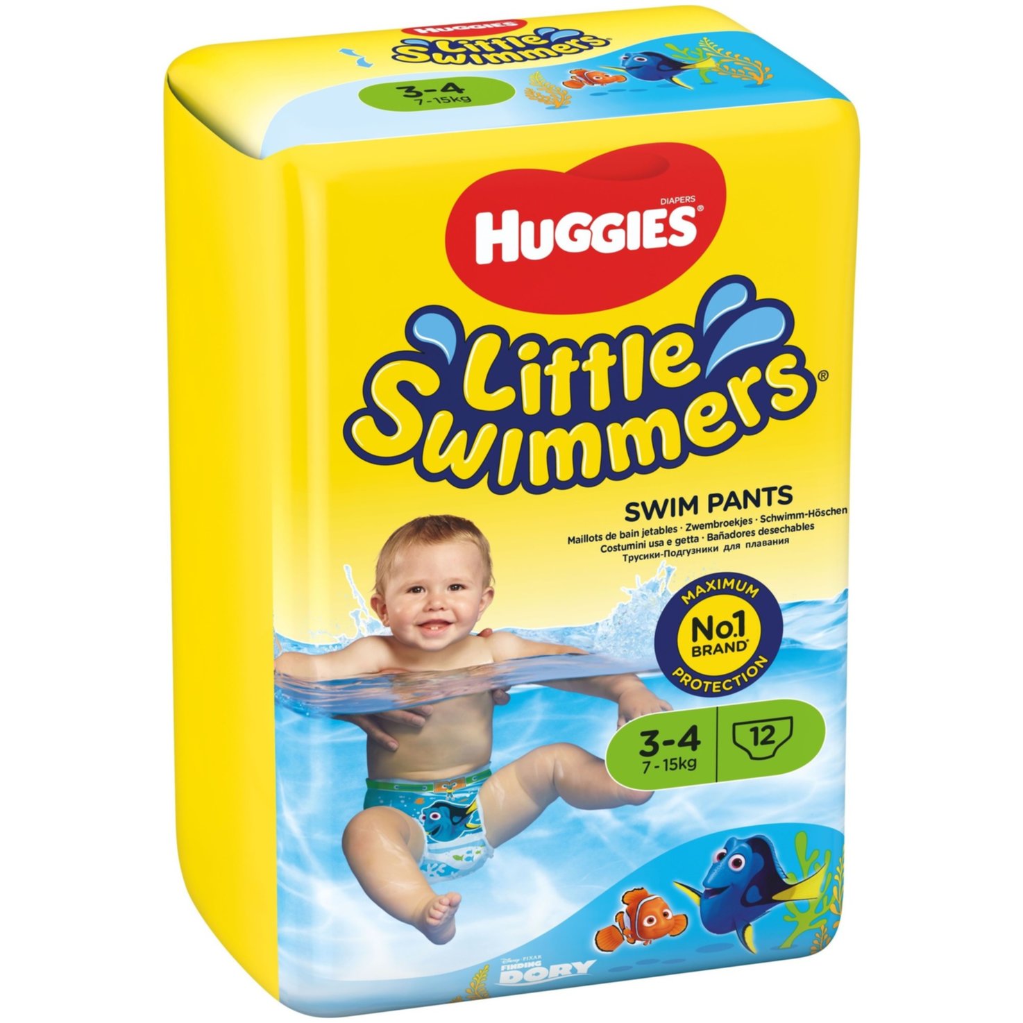 Huggies Little Swimmers Schwimmwindeln S3-4, 7-15kg, 12 Stück