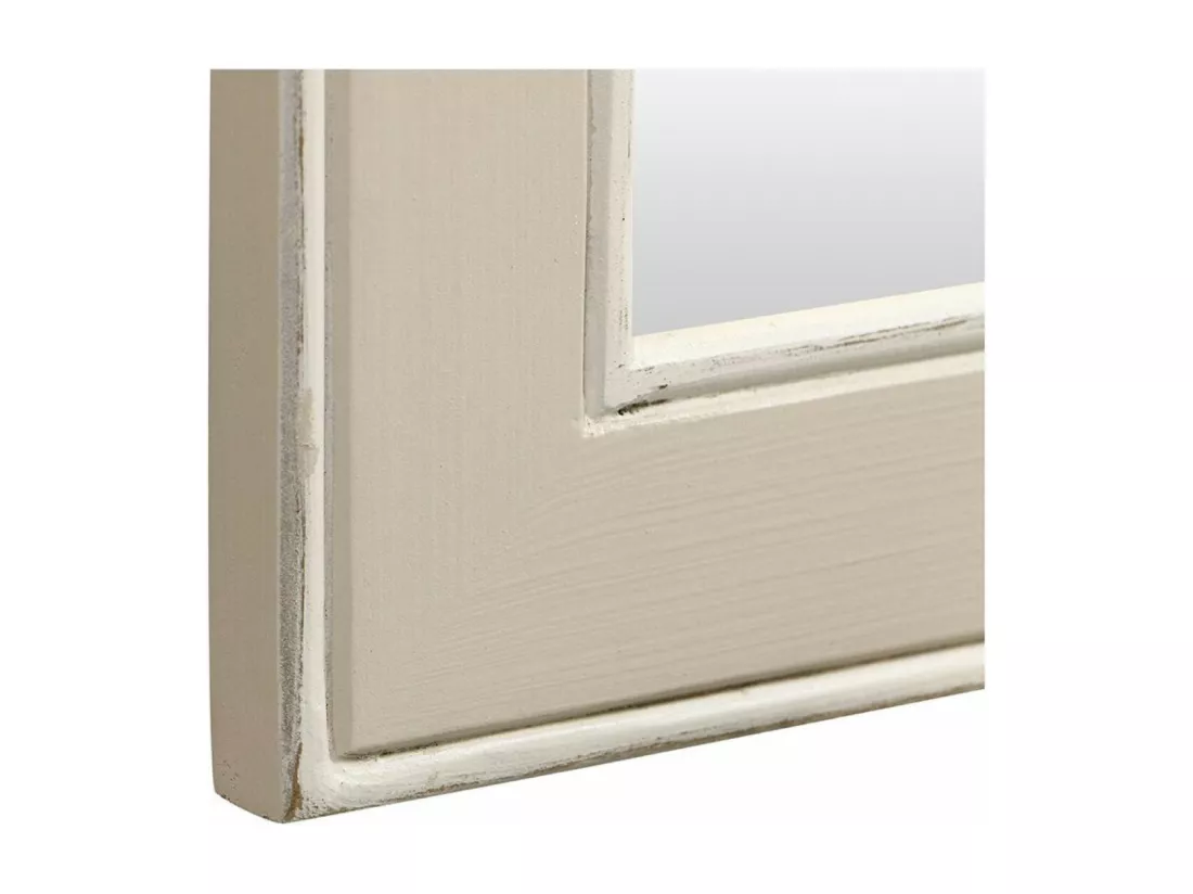 Miroir rectangulaire MDF Blanc - Lubéron Interior's