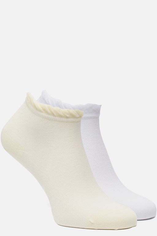 Tamaris Sokken Quarter 2-pack geel Textiel