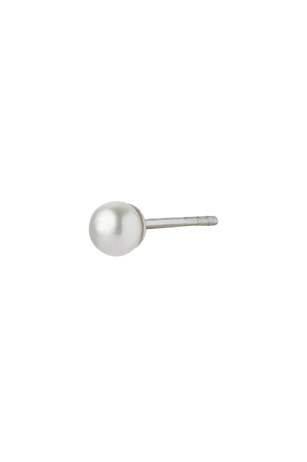 Stine A Tres Petit Pearl Earring Silver