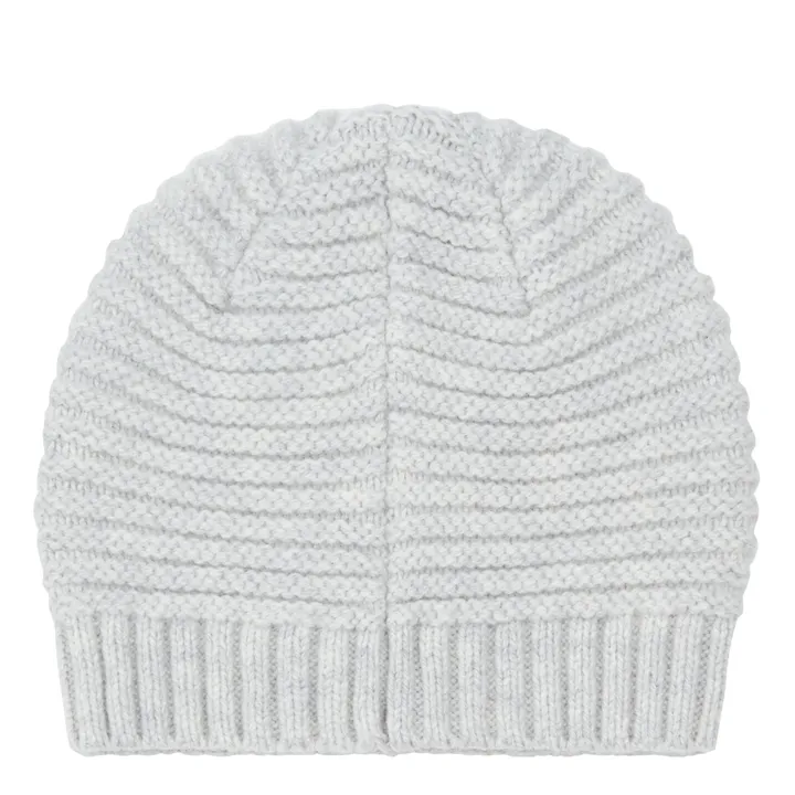 Bonton Bonnet Mérinos | Gris chiné