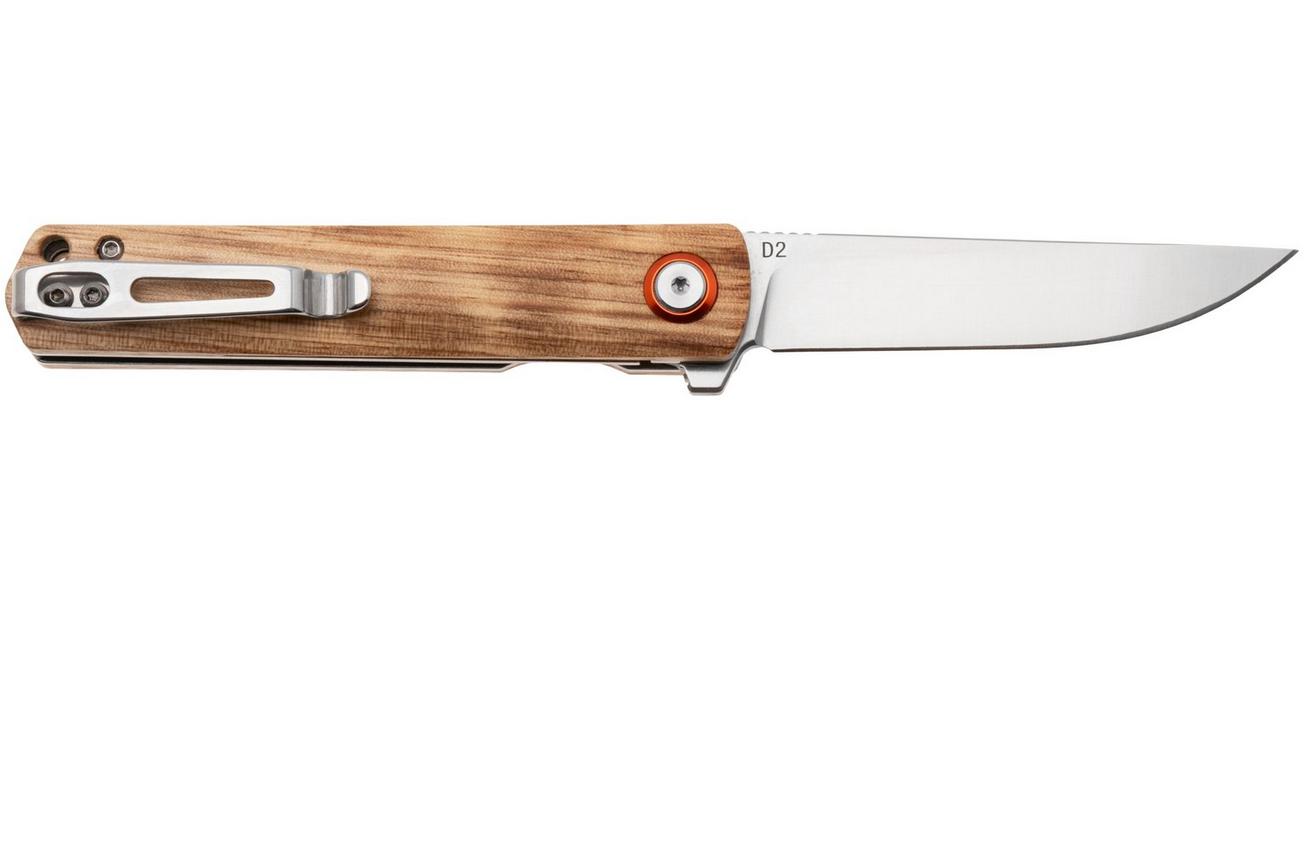 Black Fox Spear BF-783 Satin D2, Zebrawood, zakmes