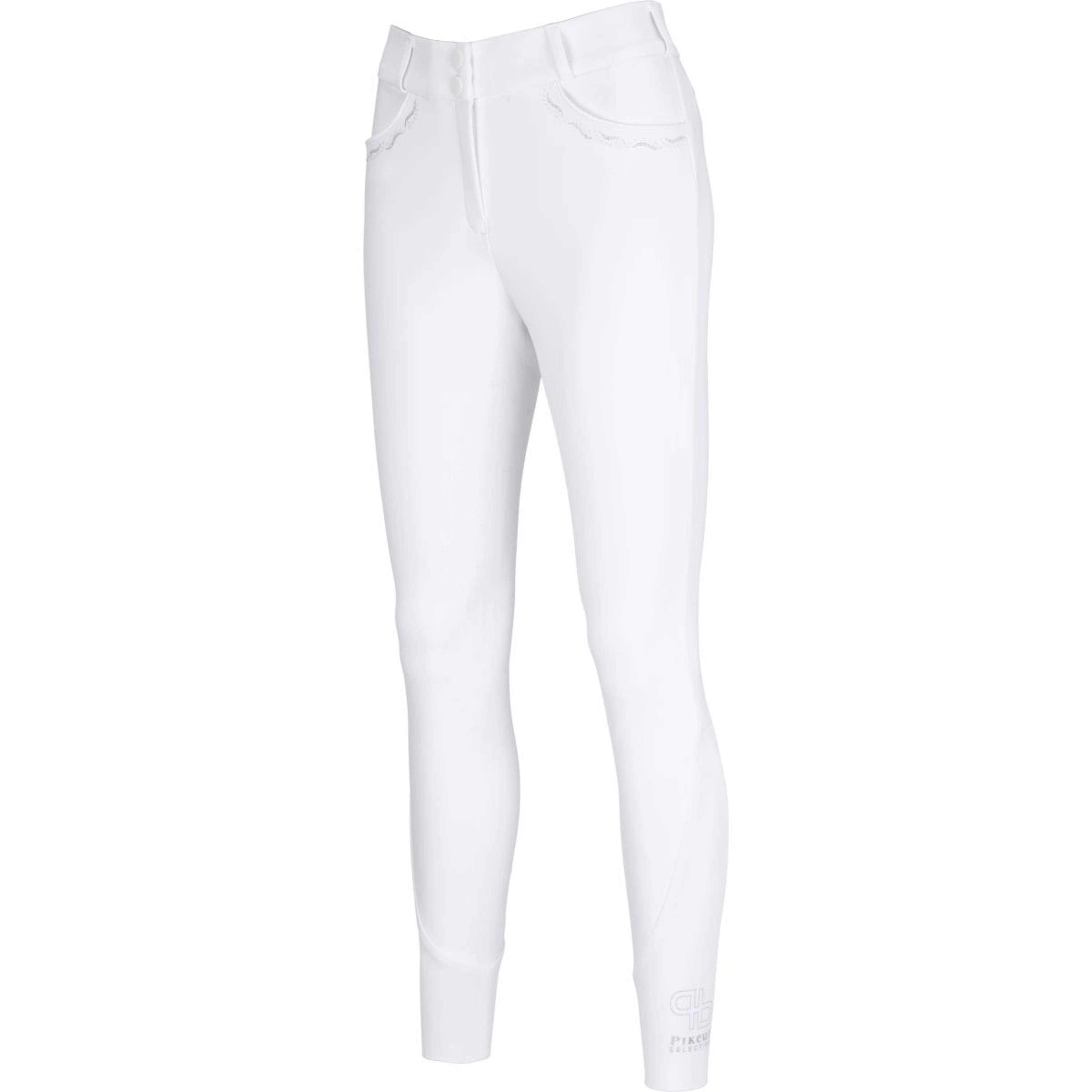 Pikeur Rijbroek Ceelina Full Grip Silicon Wit