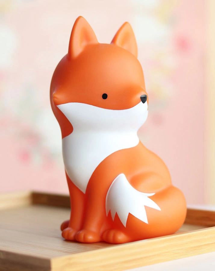 Spardose FOX in orangerot