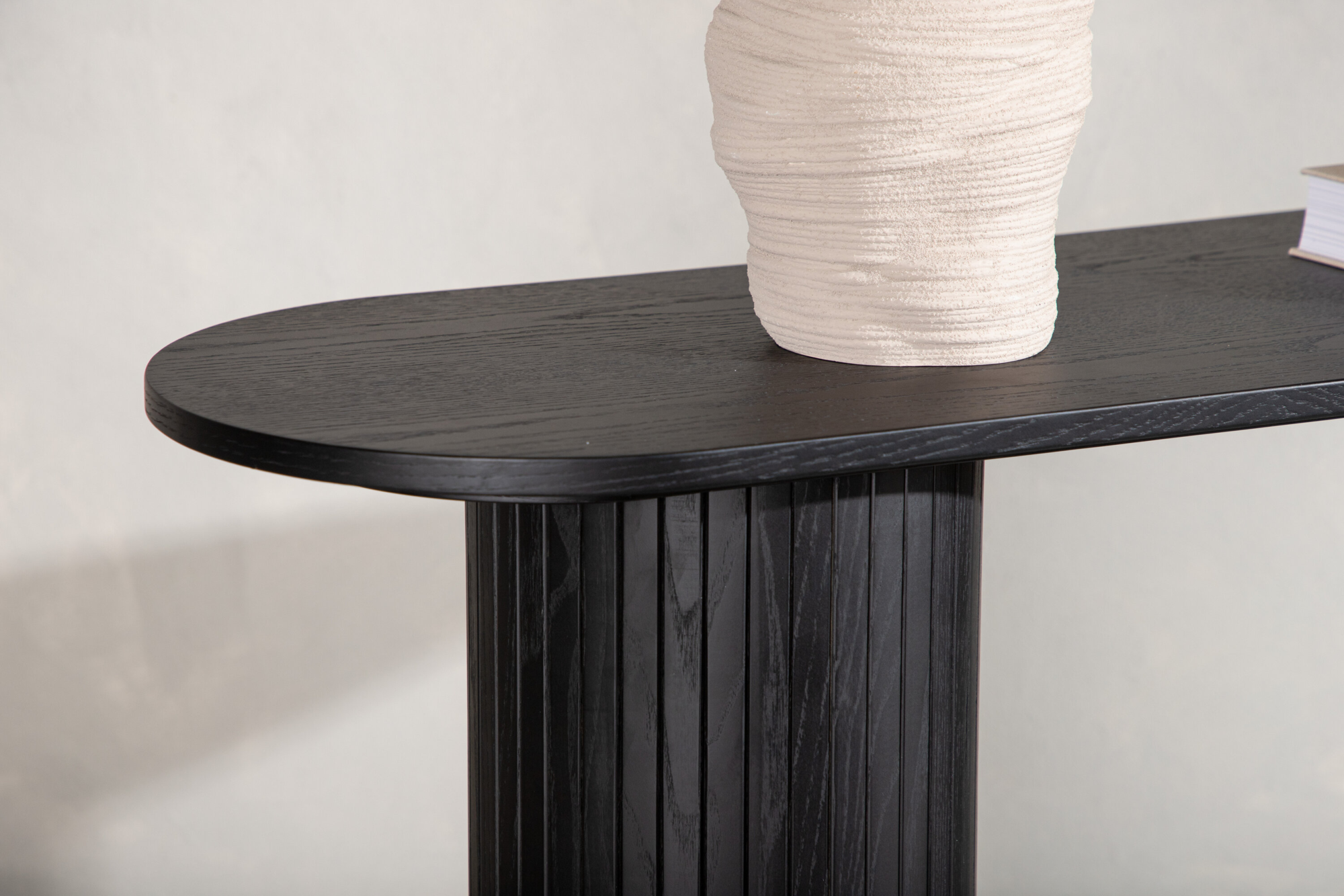 Sidetable Pokka 130x40 cm zwart