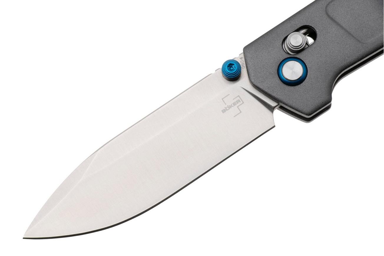 Böker Plus Kihon DC Alu 01BP0023 Satin Nitro-V, Aluminum, zakmes, Lucas Burnley design