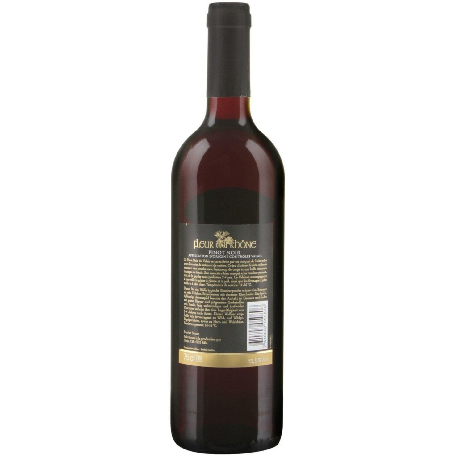 Valais AOC Pinot Noir Fleur du Rhône -75cl