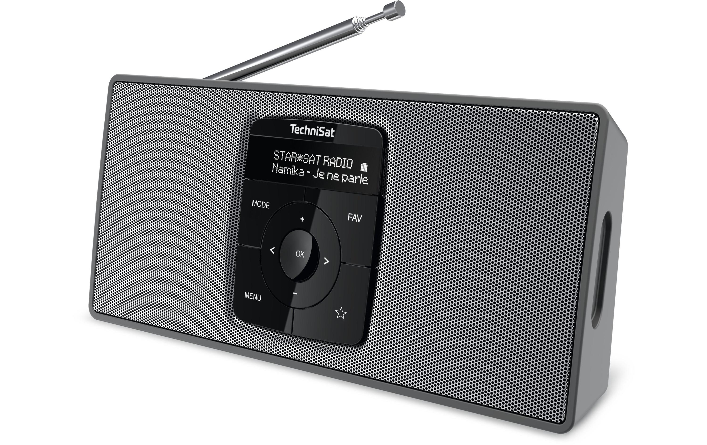 DigitRadio 2 S Schwarz/SilberPortables DAB+/UKW-Stereoradio mit Bluetooth-Audiostreaming