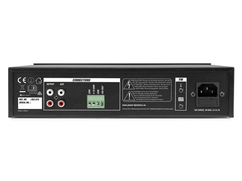 Power Dynamics Verstärker Pro PDM45 Verstärker mit Mixer, Bluetooth und Mediaplayer