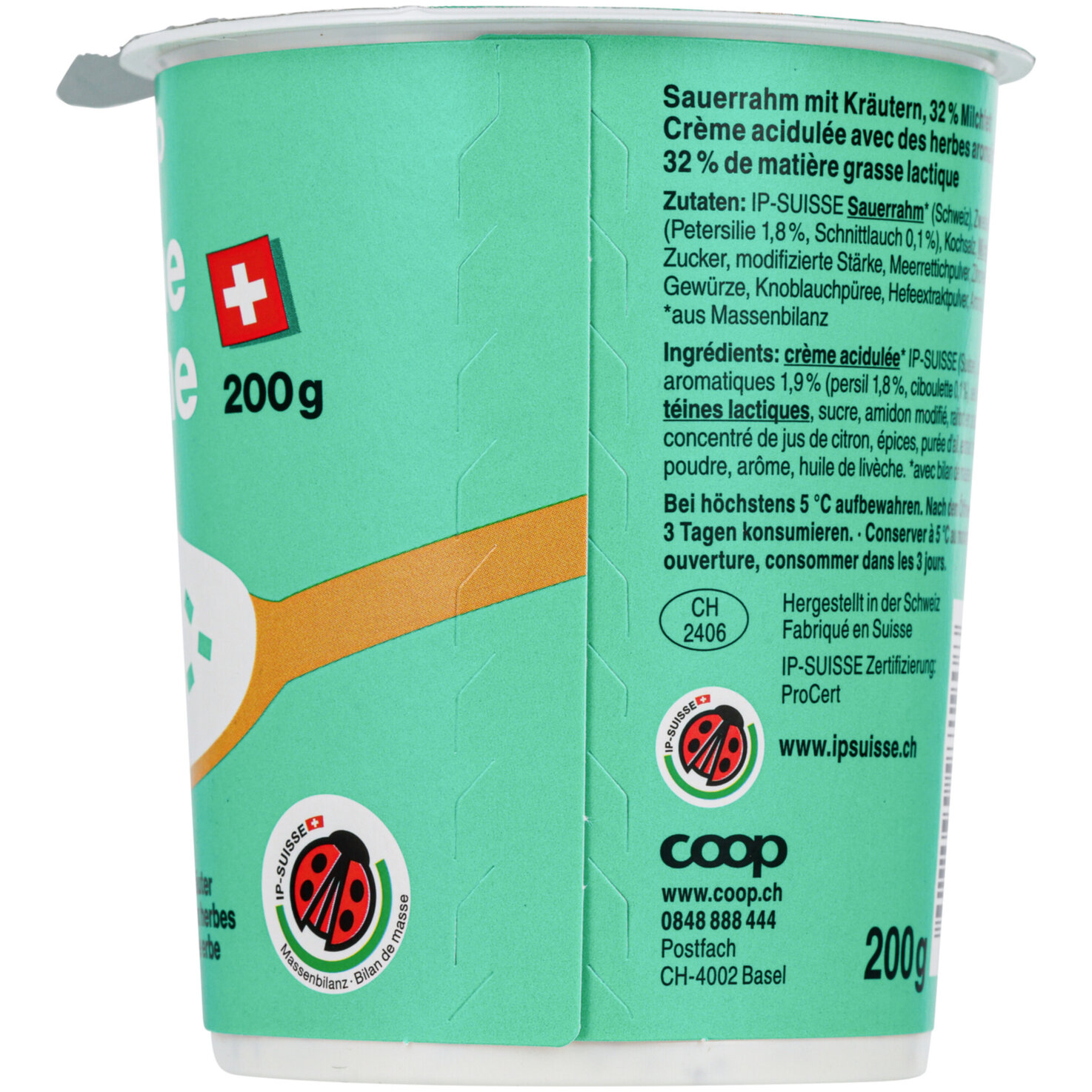 Crème Fraîche Kräuter IP-Suisse