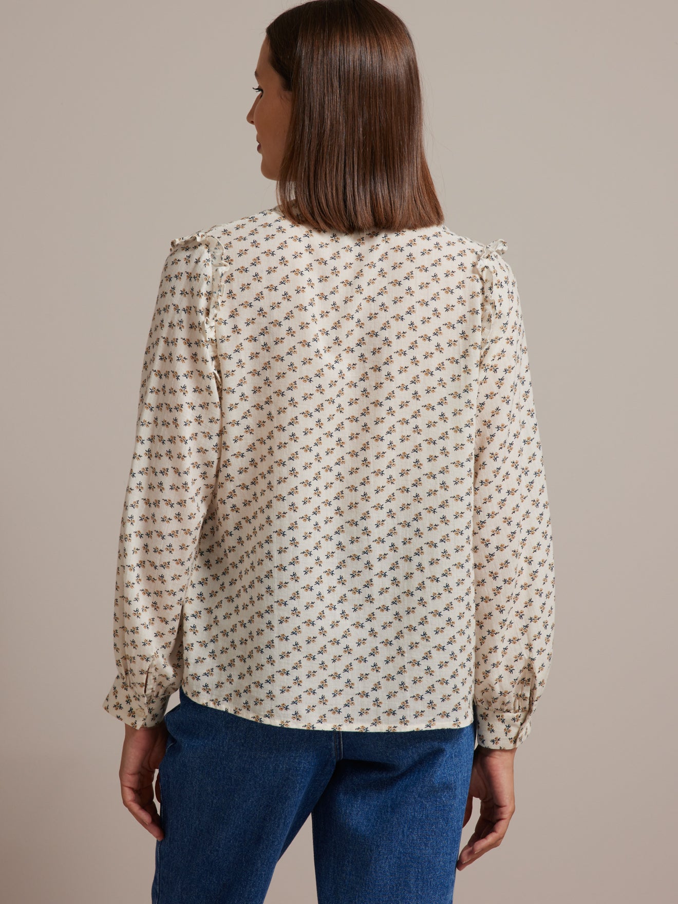 Chemise volantée femme imprimé Kate