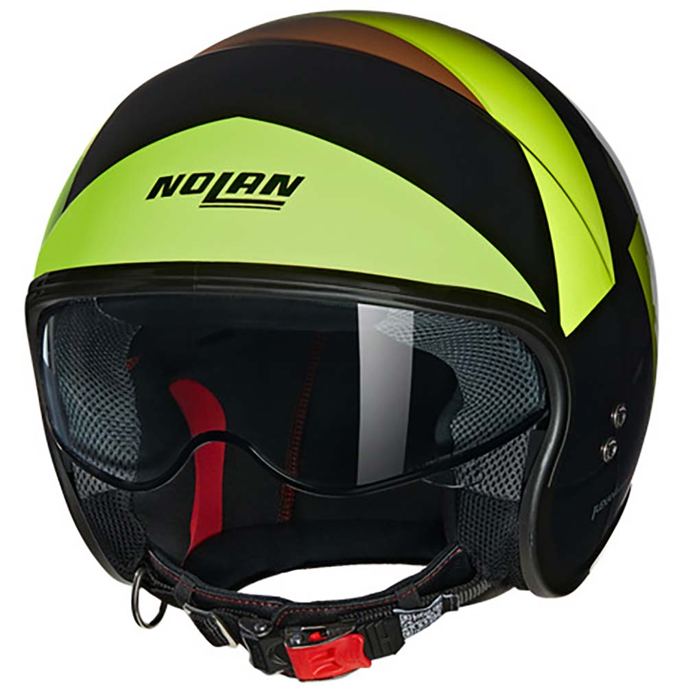 Nolan - Casque N21 Tangente Noir / Marron / Vert fluo / Brillant