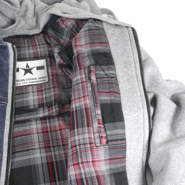 Harisson - Blouson Westside Bleu / Gris