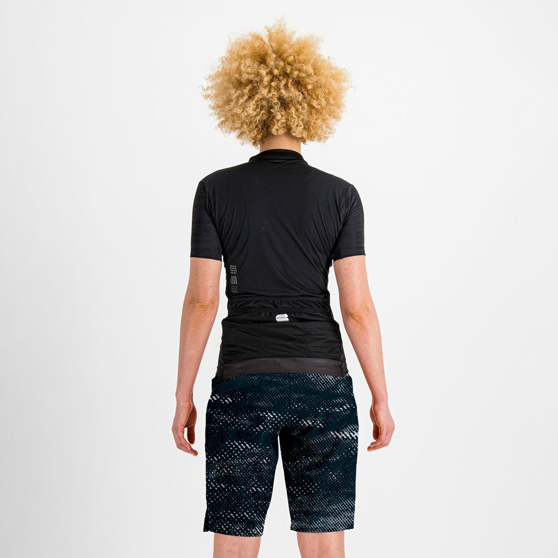 Sportful Cliff Giara Overshort Fietsbroek Kort Zwart/Multi Dames