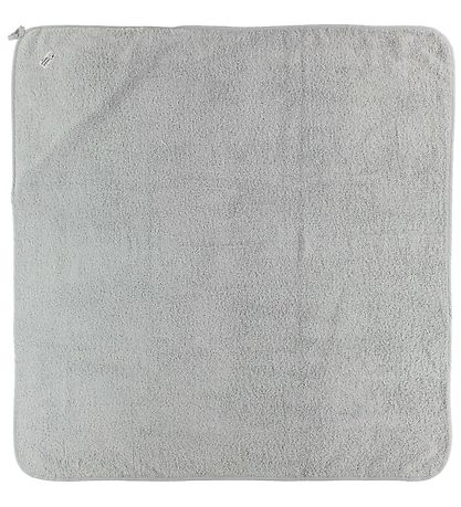 Pippi Baby Handtuch - 83x83 cm - Hellgrau m. Ohren