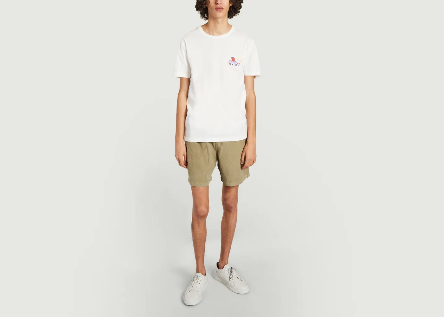 T-shirt en coton bio brodé Tonton du bled x Elsa Martino Olow