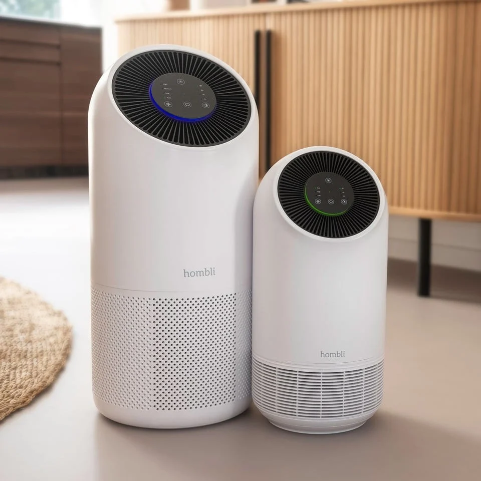 Hombli - Smart Air Purifier XL, White - Bundle with extra filter