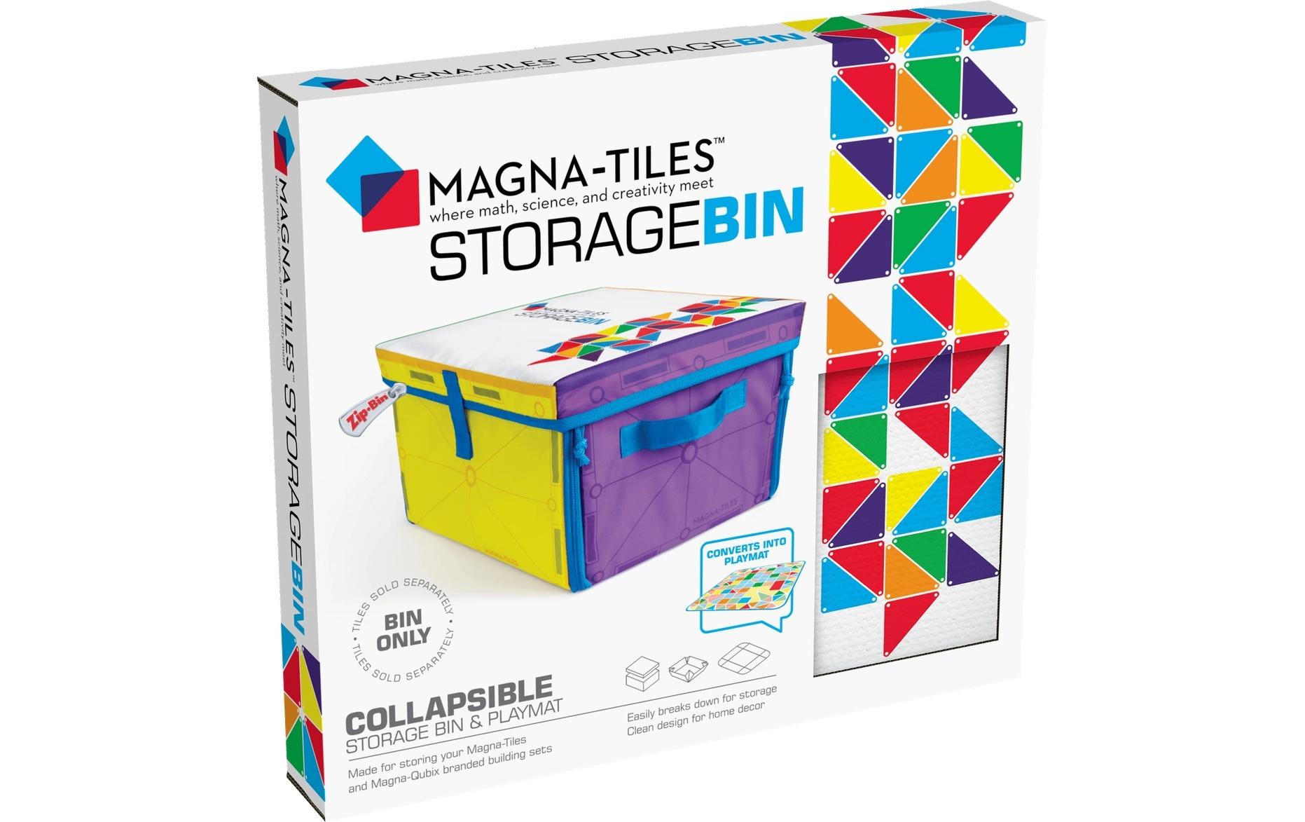 Aufbewahrungsbox und SpielmatteAufbewahrungslösung für magnetische Bausteine