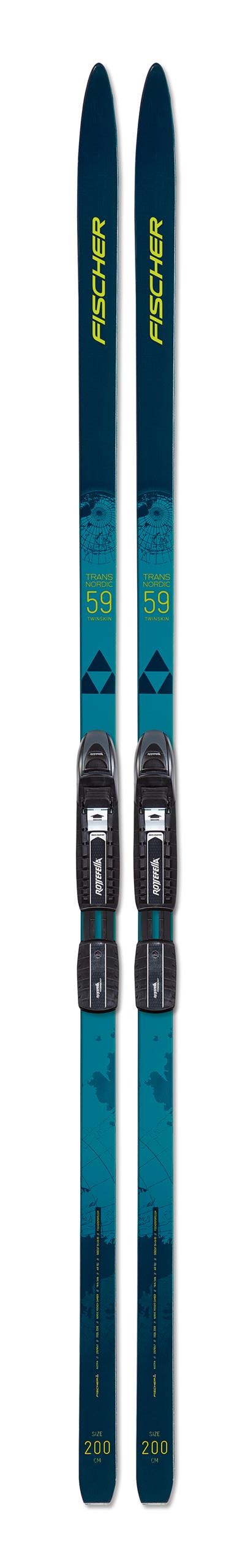 Fischer Transnordic 59 Twin Skin Xlite Blue