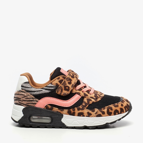 Blue Box meisjes sneakers dierenprint