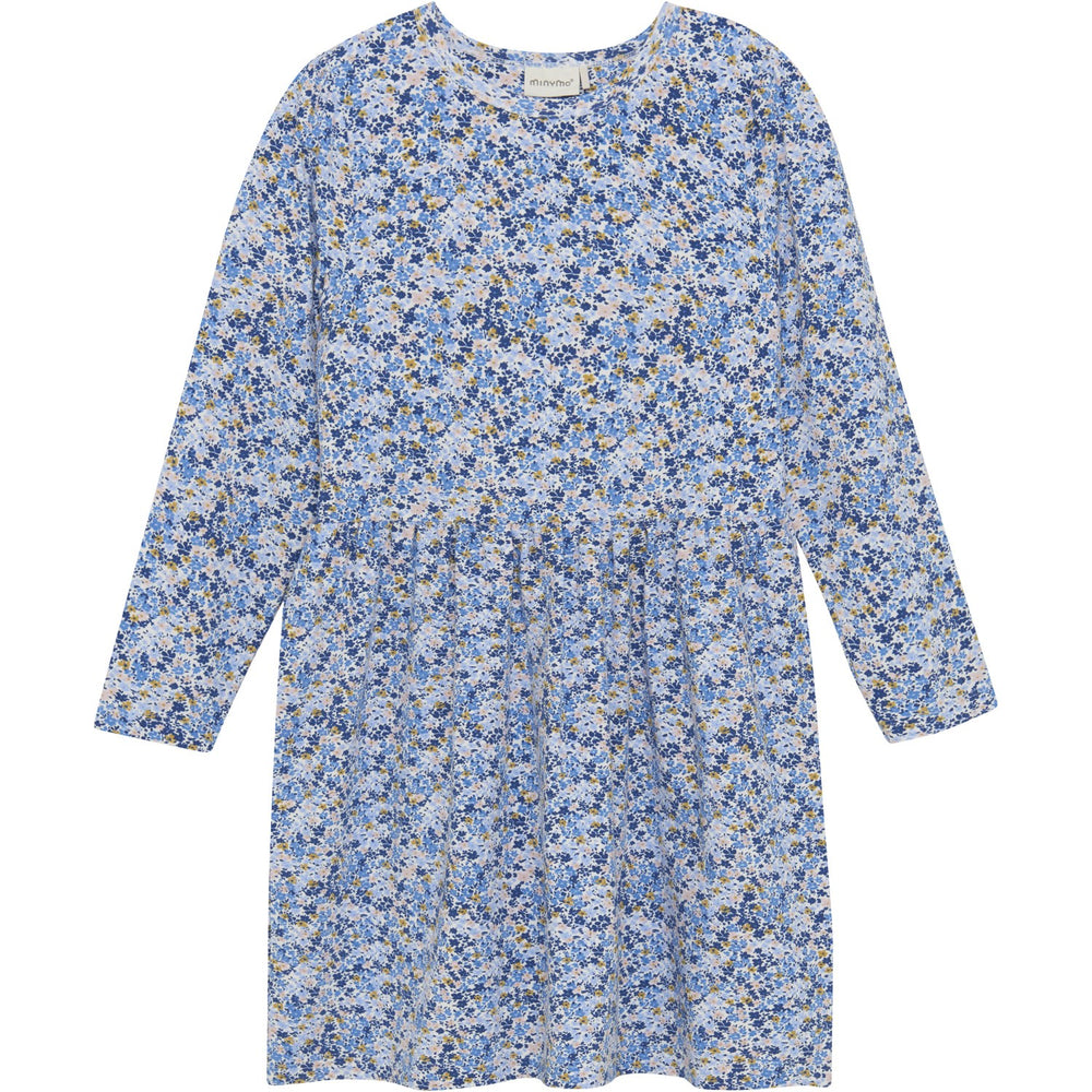 Køb Minymo True Blue Kjole AOP