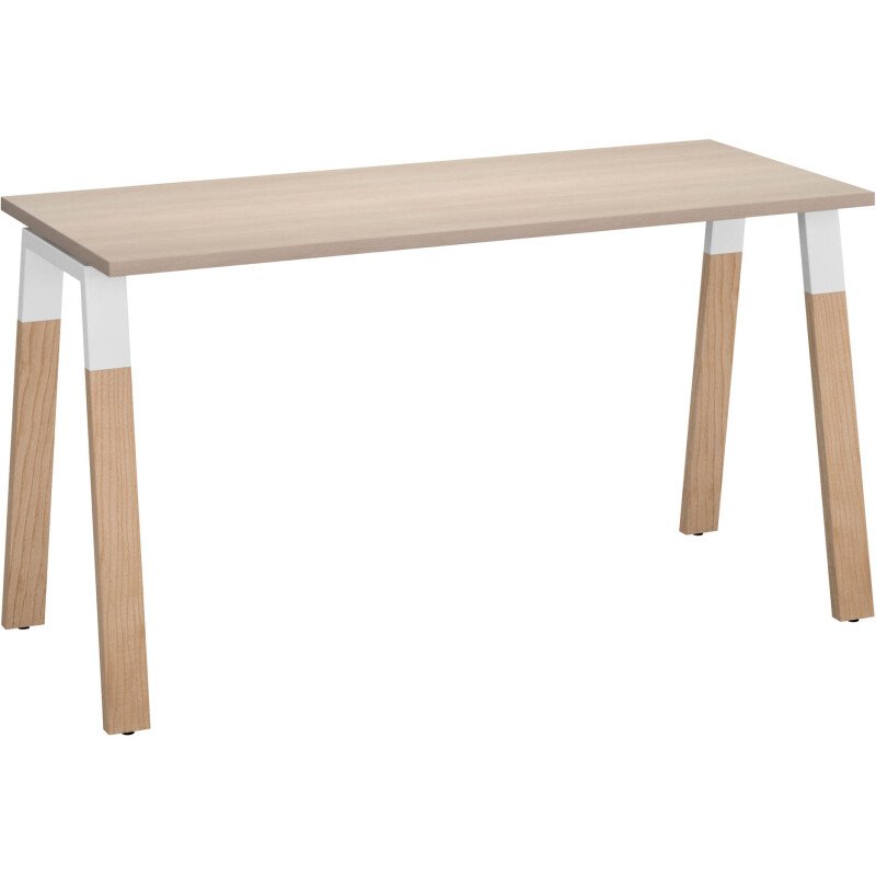 Bureau ECLA profondeur 60 cm piètement métal et bois