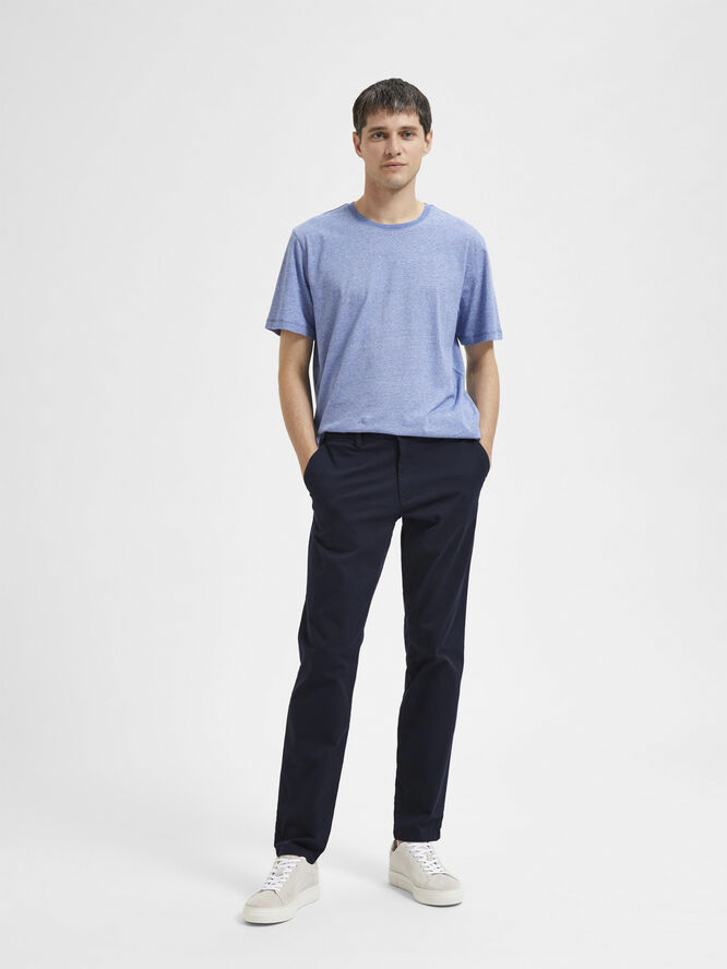 Selected Homme SLHSLIM-NEW MILES 175 FLEX CHINO W Mørkeblå