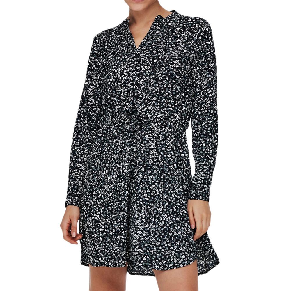 Only Robe Grise à Motifs Femme Only Cory
