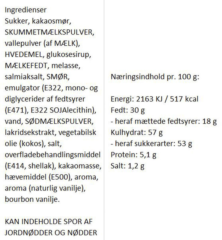 Almuegaarden Choko-lakridser med saltkaramel No color